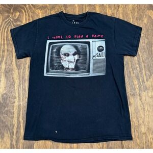 SAW Billy Puppet Game Over T Shirt Mens M 2023 Lionsgate Horror Movie Tee